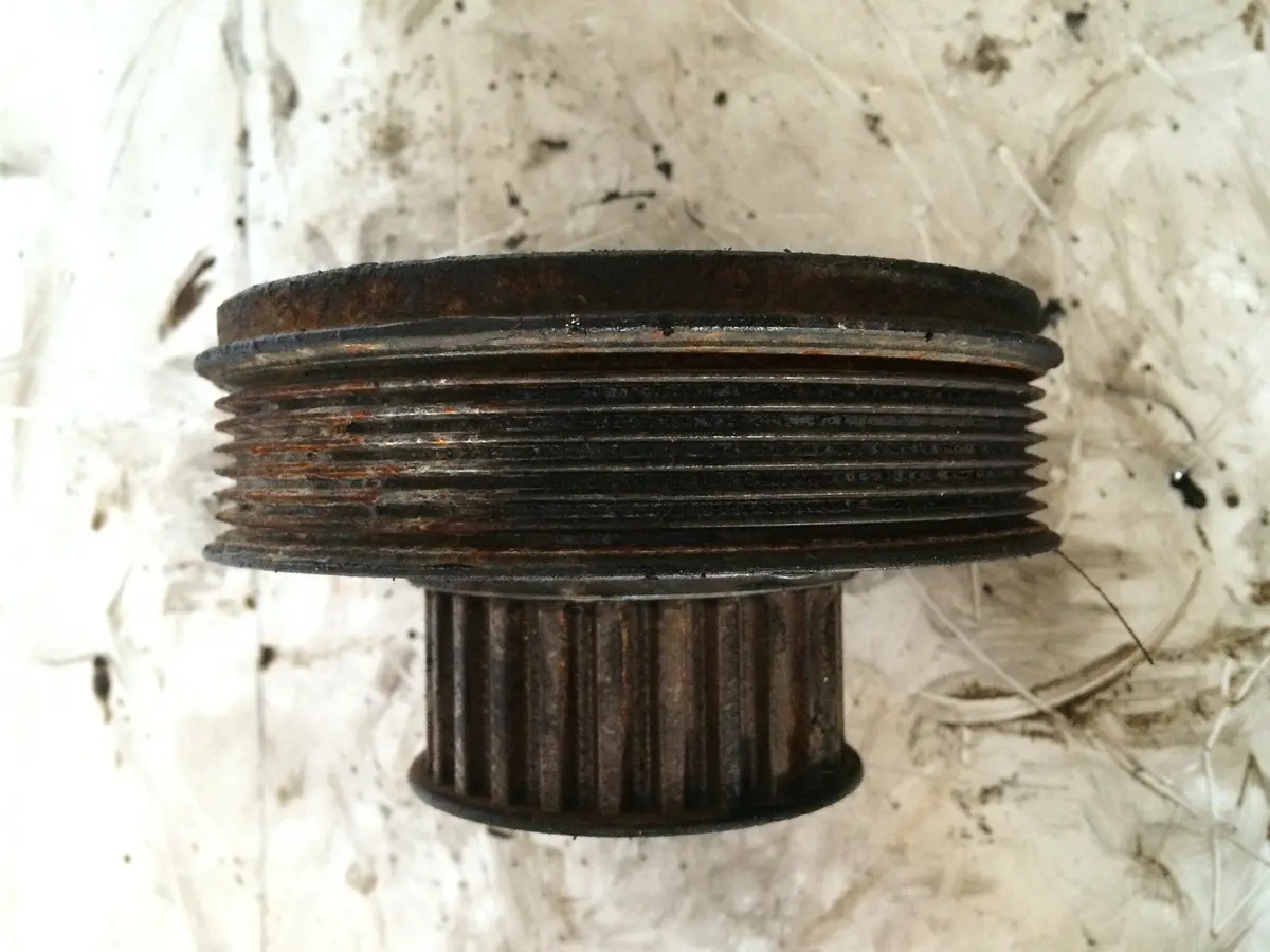 2005 F1ae Fiat Iveco 2.3 Jtd Diesel Engine Crankshaft Pulley 280-330 Hz 2