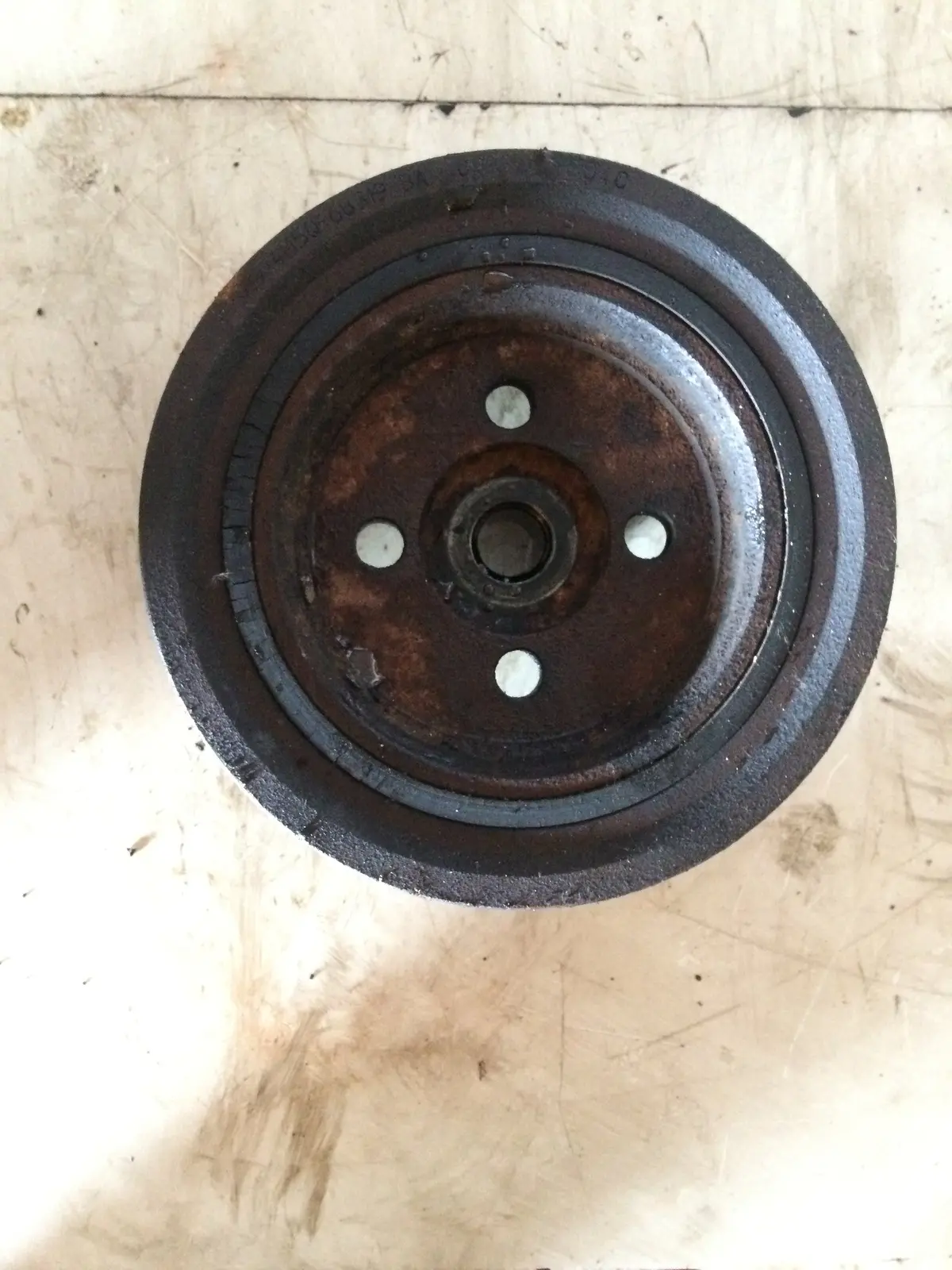 2004 Hcpa Ford 1.8 Tdci Diesel Engine Crankshaft Pulley 4M5q-6B319-Ba 1