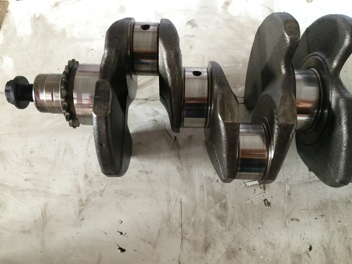 2006 Bkc Bxe Audi Volkswagen Skoda Seat 1.9 Tdi Pd Diesel Engine Crankshaft 2