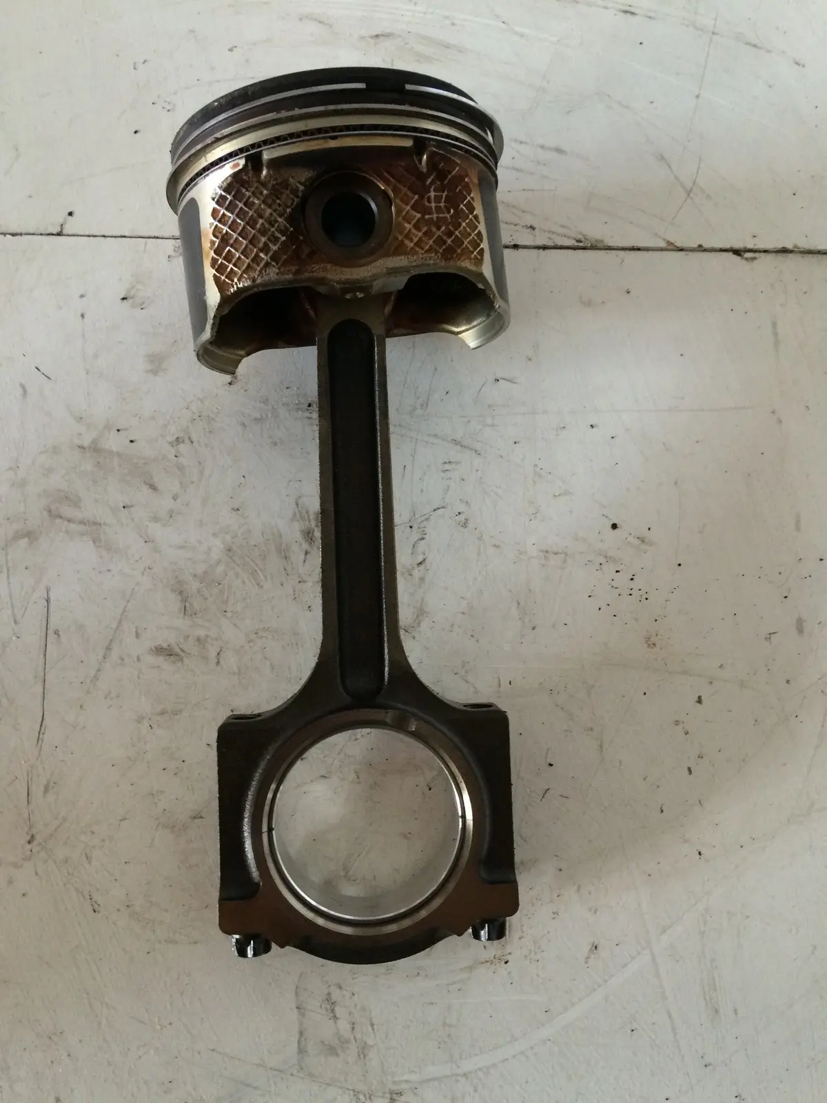 2007 Qqdb Ford 1.8 Petrol Engine Piston And Connecting Con Rod 1