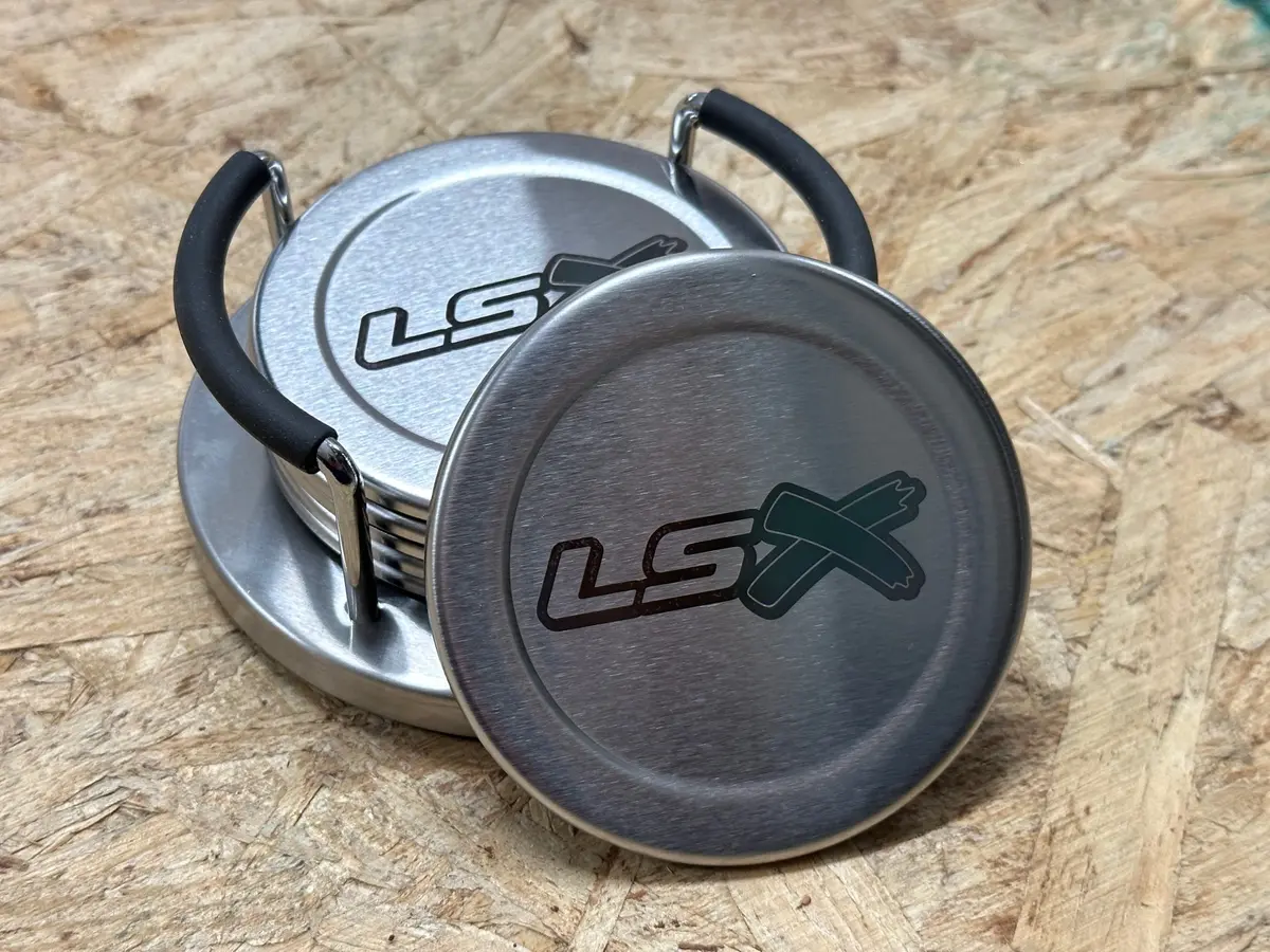 Lsx Coaster Set - Stainless Steel 1