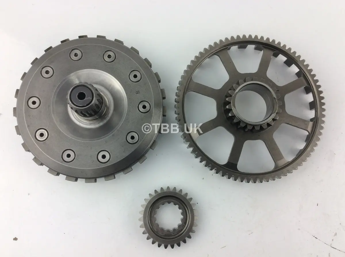Used Gas Gas Pro Clutch Pack Assembly With Basket & Gears - 17Mm Finger Height 2