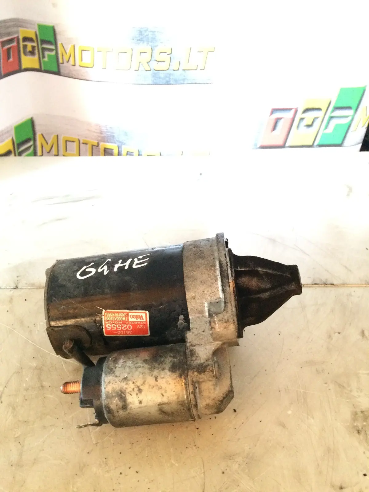 2008 G4he Kia 1.0 Petrol Engine Starter Motor 36100-02555 / Tm000a37001 2