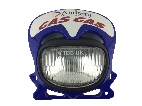 N.O.S Gas Gas Trials Headlight Assembly Blue 1