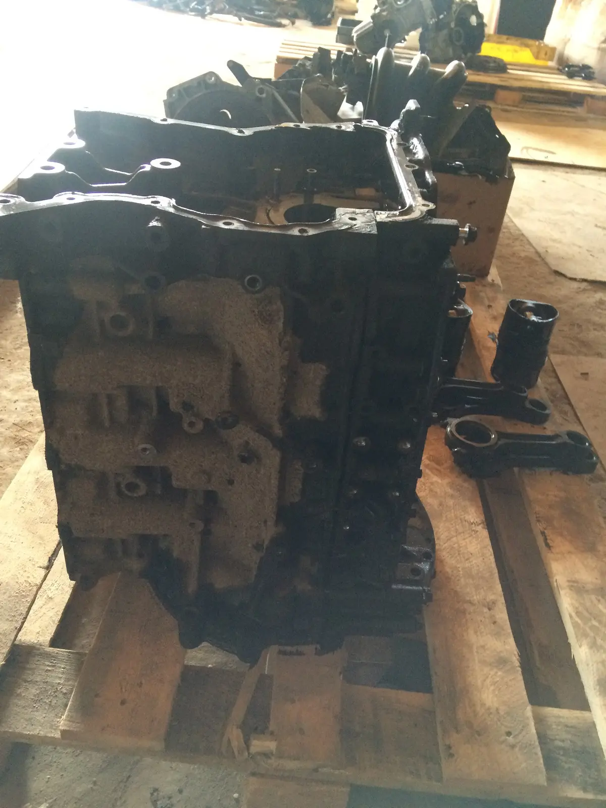 2010 P8fa Ford 2.2 Tdci Diesel Engine Block 1