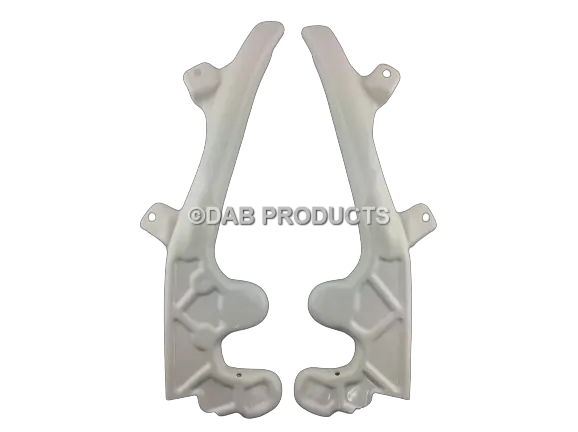 Dab Products Em Electric Motion 2019> White Plastic Frame Protectors Covers 1