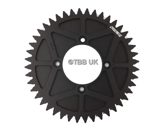 4 Bolt Rear Fim Style Trials Sprocket 44T Teeth Black 1