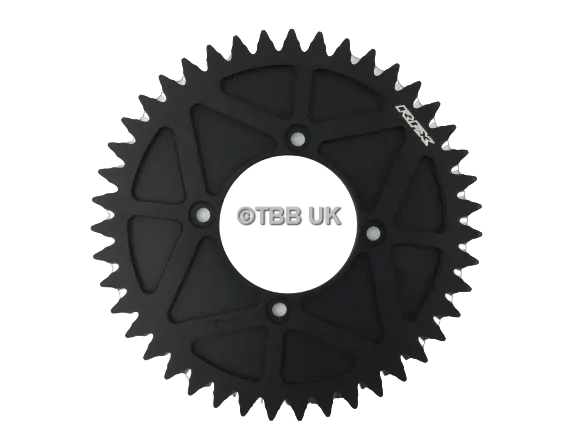 4 Bolt Rear Fim Style Trials Sprocket 43T Teeth Black 1