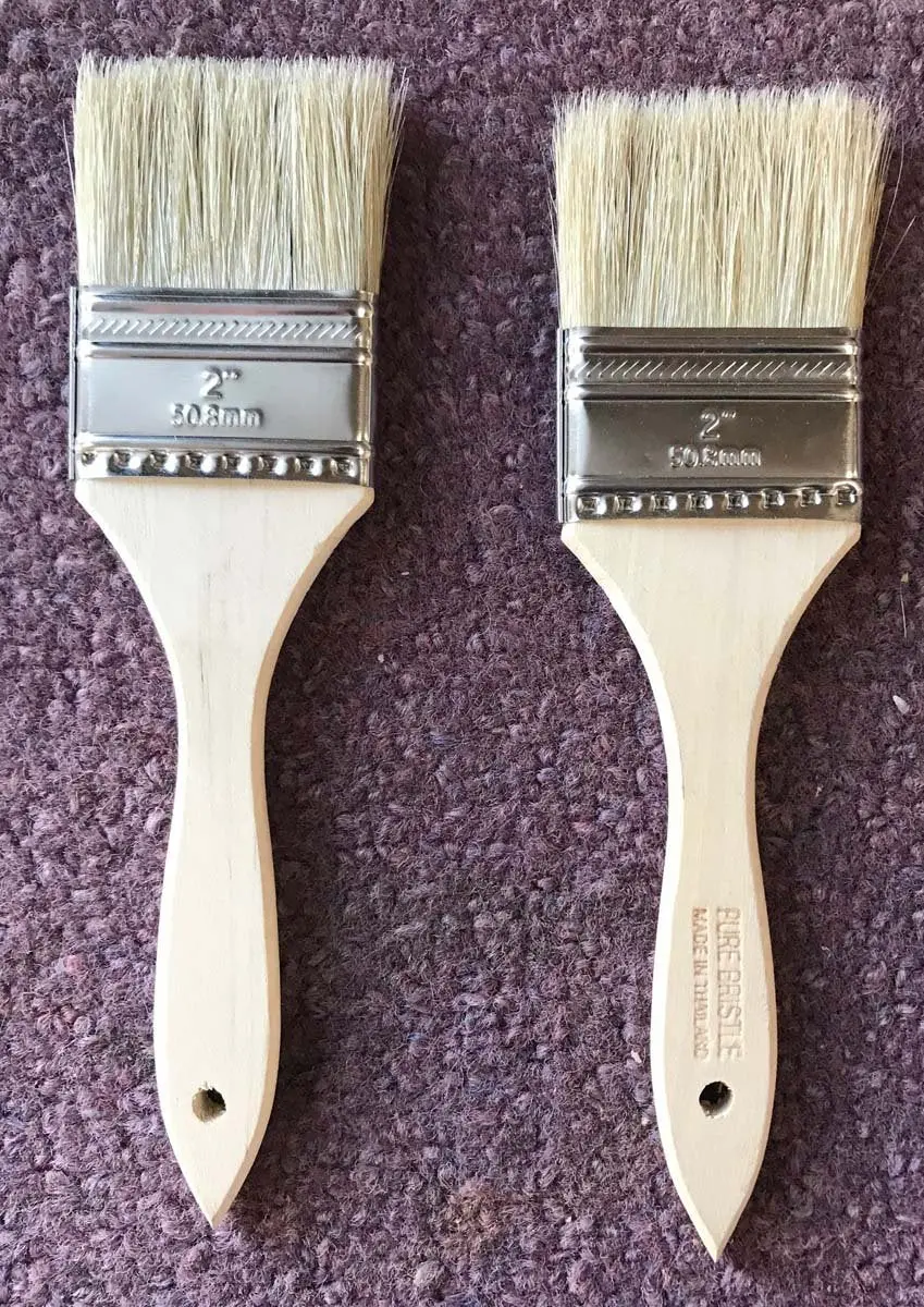 Wood Handle 2 Inch Paint Brush 1