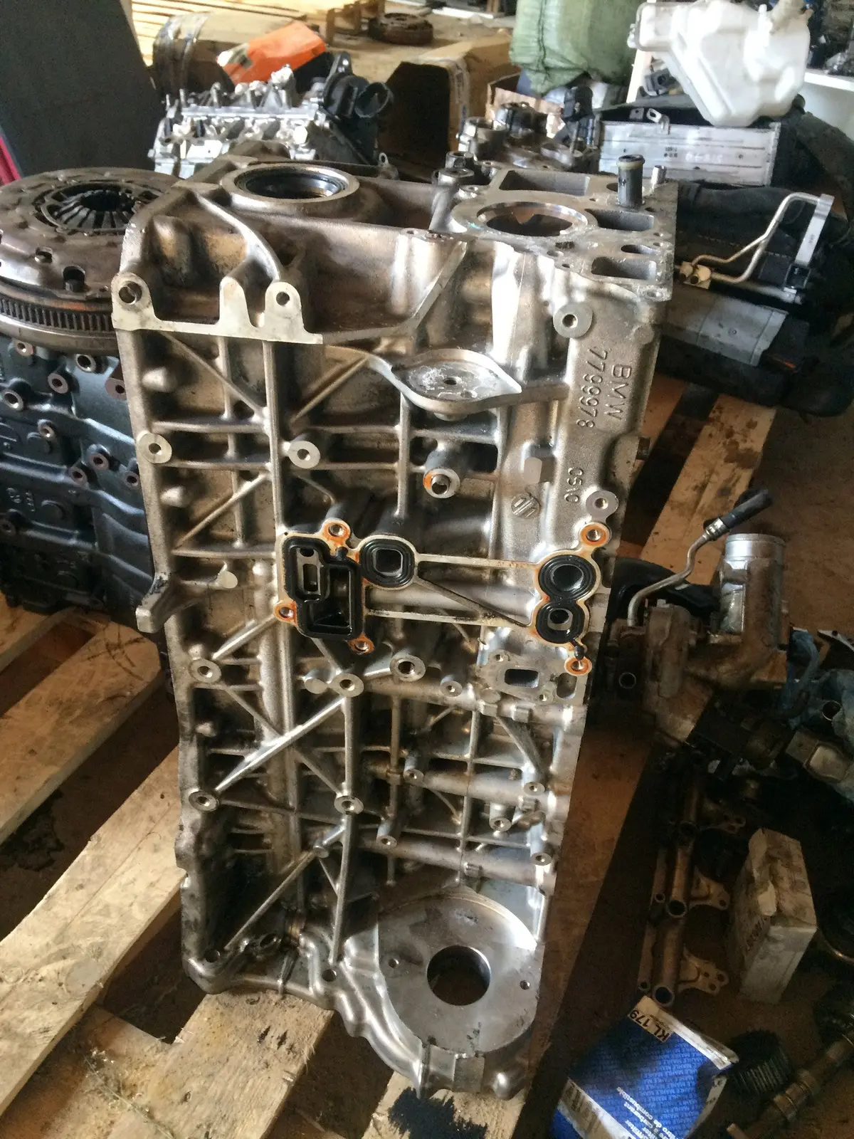 2011 N57 N57d30 Bmw 3.0 D Diesel Engine Block 1