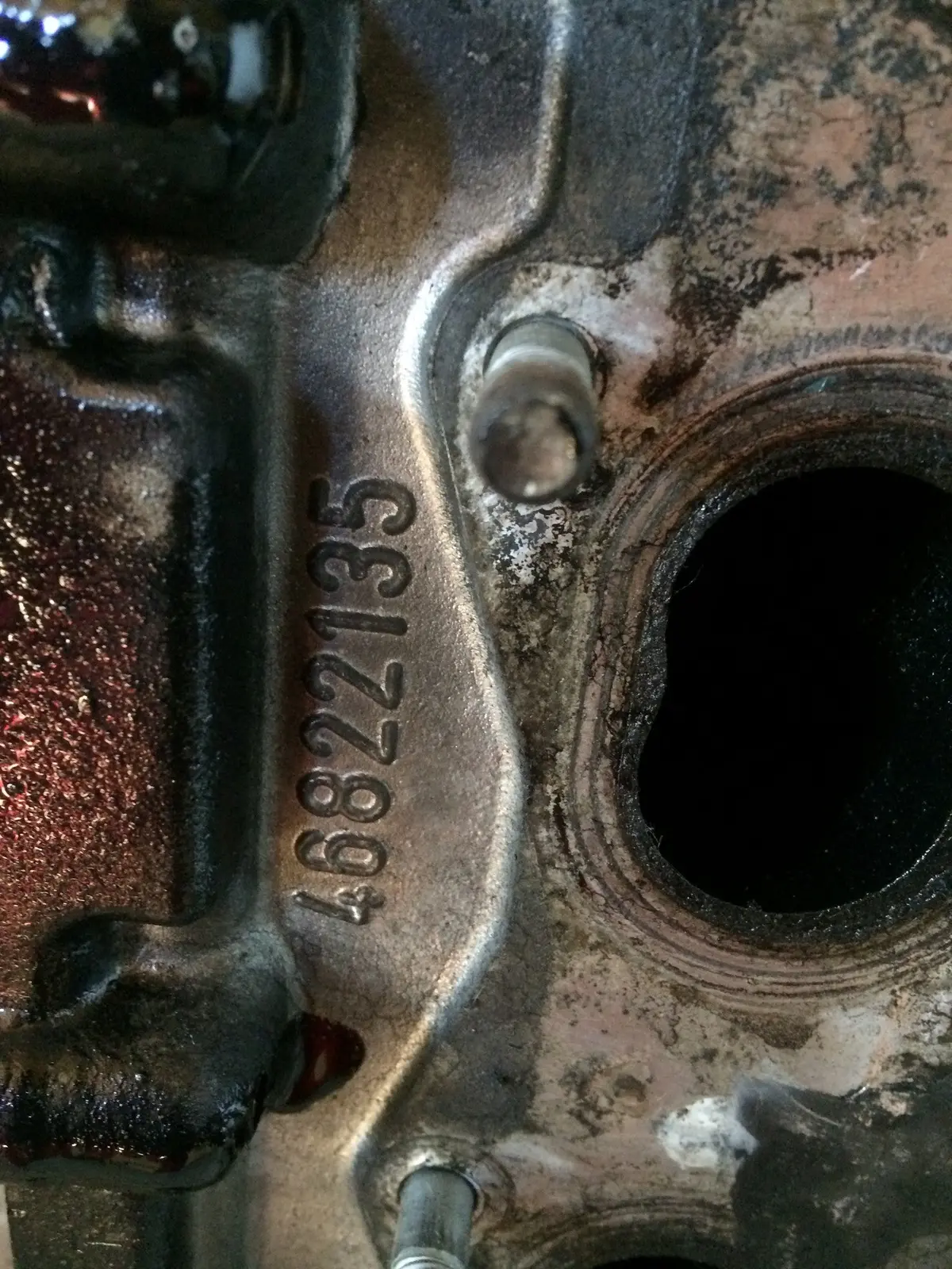 2005 Z19dth Opel 1.9 Cdti Diesel Engine Cylinder Head 46822135 2