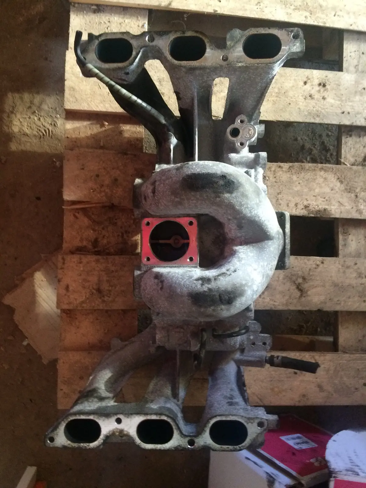 2001 Ez30 H6 Subaru 3.0 Petrol Engine In Intake Inlet Manifold 1
