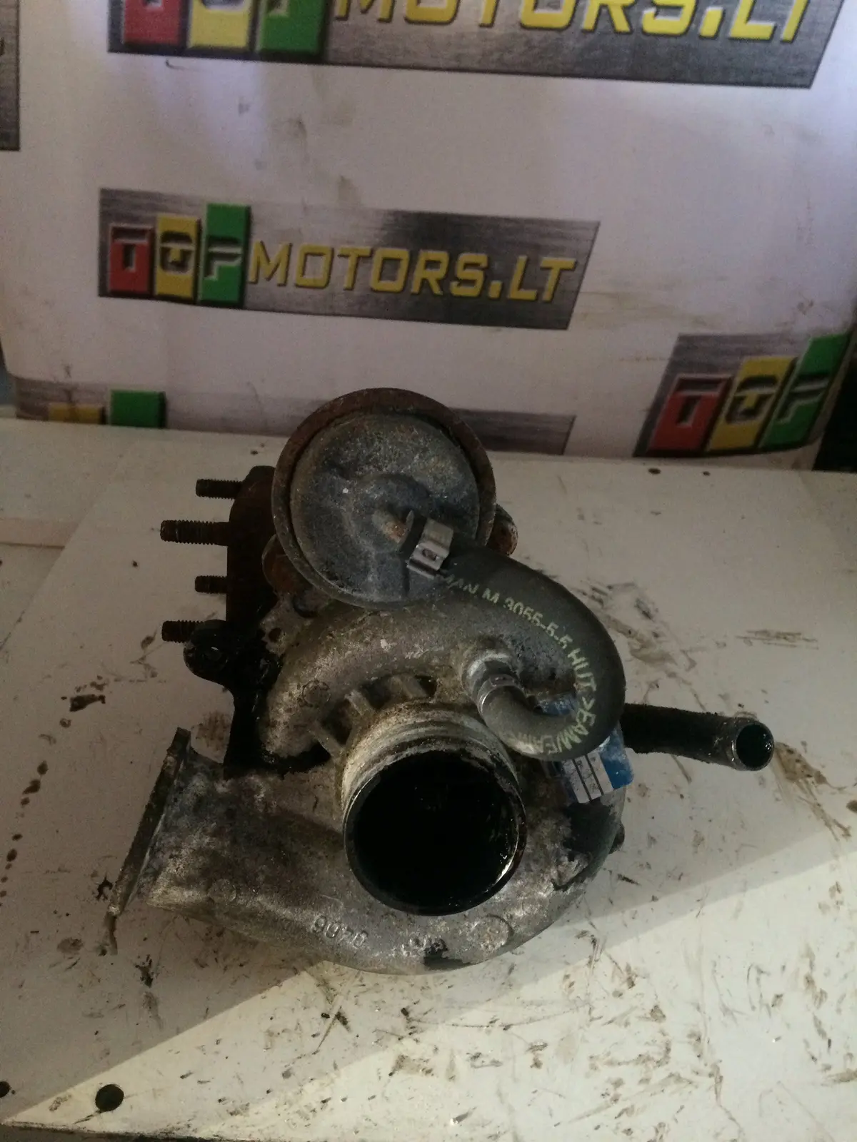 2005 F1ae Fiat Iveco 2.3 Jtd Diesel Engine Turbo Charger 504071262 He 50081053 53039700089 2