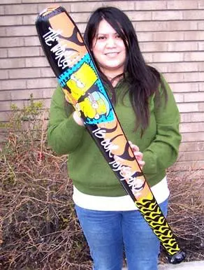 42 Inch Simpsons Inflatable Baseball Bats 1