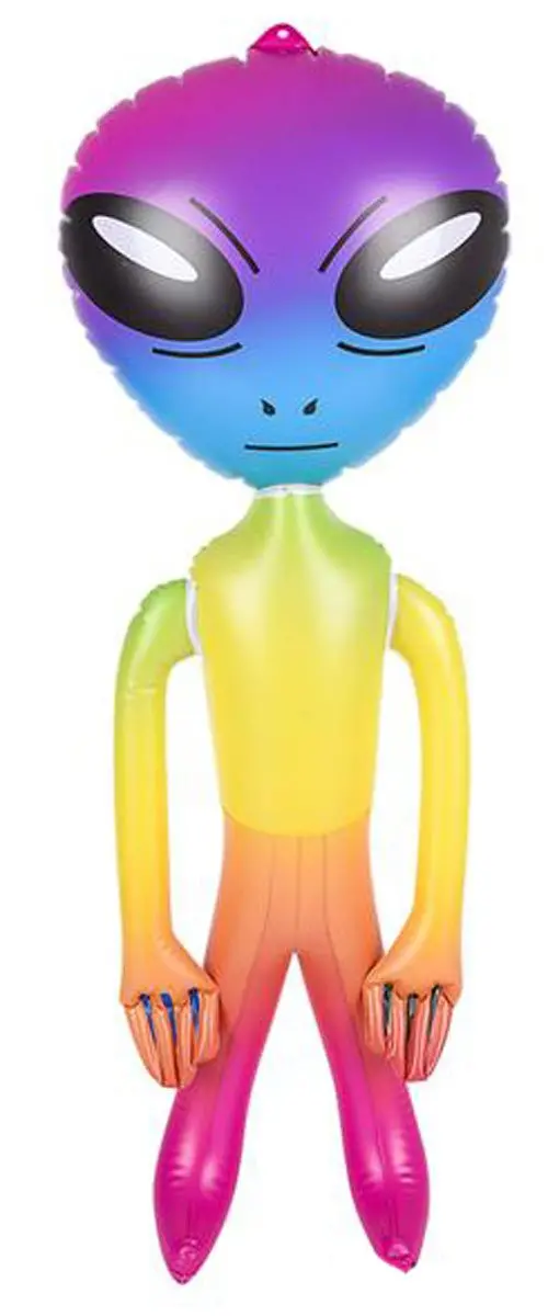 Rainbow Alien Inflate 36  Inch Inflatable Toy 1