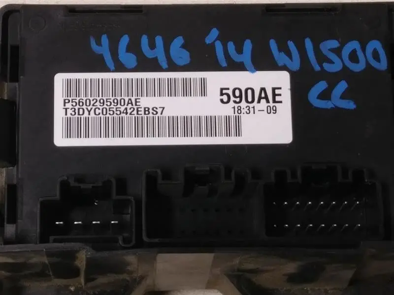 2014 Ram 1500 Transfer Case Control Module. Part Number 56029590Ae 1