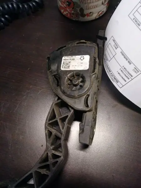 2012 Ram4500 Accelerator Pedal With Tps. Part Number 68043161Ab 1
