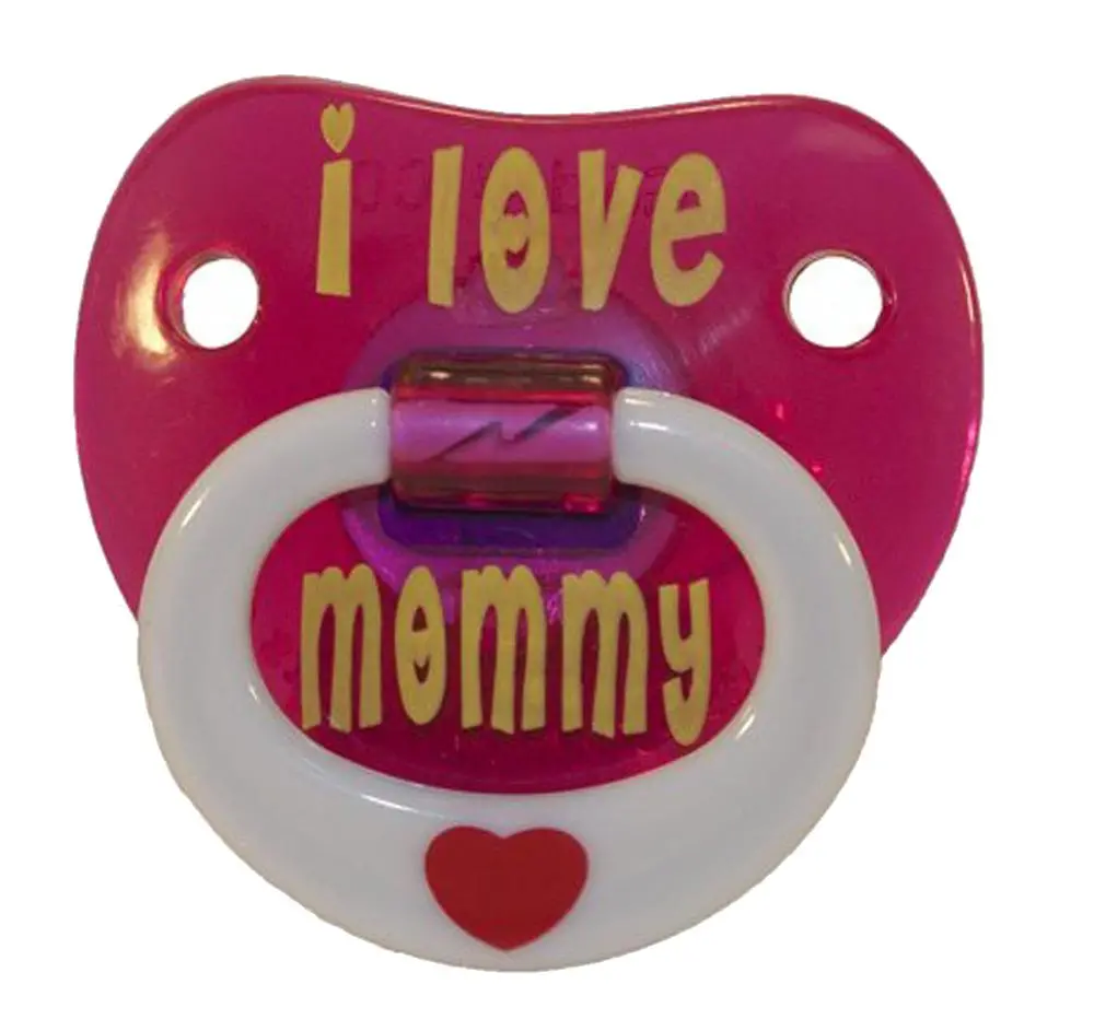 I Love Mommy With Ring Toddler Pacifier 1