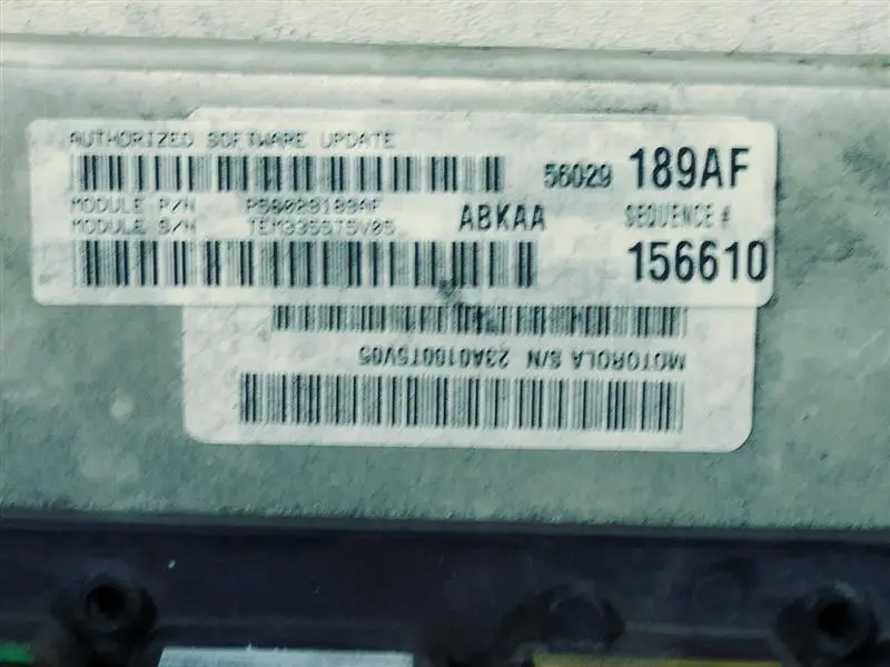 Ecm 56029189Af Is For A 2006 Dodge Ram 1500 2