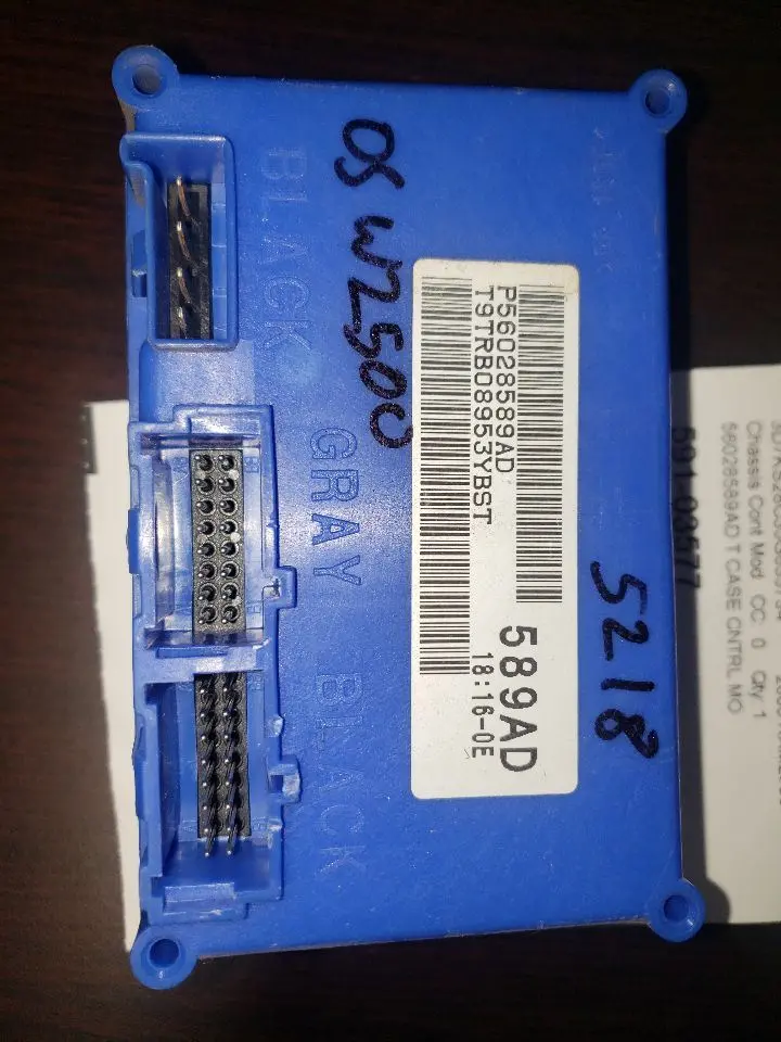 2005 Ram 2500 Transfer Case Control Module. Part Number 56028589Ad 1