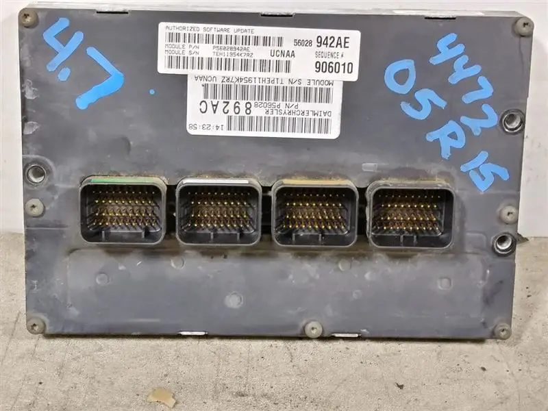 2005 Ram1500 Engine Control Module (Ecm). Part Number 56028942Ae 1