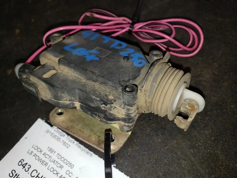 1991 Dodge Ram250 Driver Side Power Lock Actuator 1