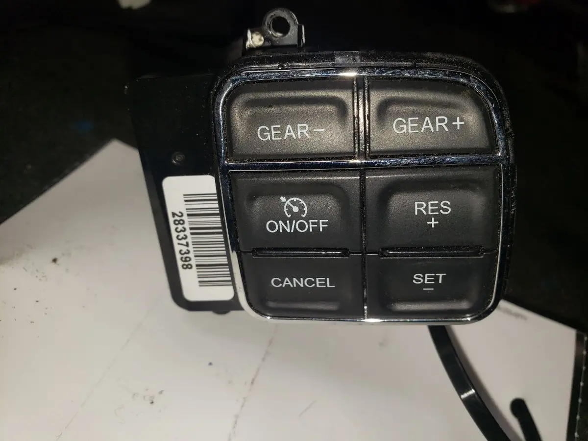 2018 Ram Cruise Control Switch With Gear Select. Part Number 68111384Ab 1