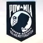 Jumbo 10 Inch Embroidered Patch Pow Mia 1