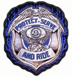 Protect And Serve Jumbo 6 Inch Patch 1