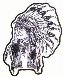 Indian Cheif Jumbo Patch 1