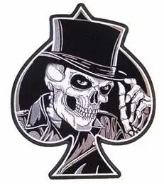 Skeleton Spade Jumbo Patch 1