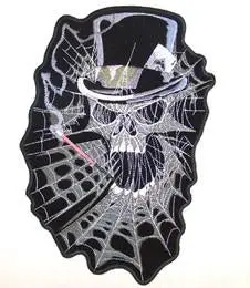 Skeleton Spider Web Jumbo Patch 1