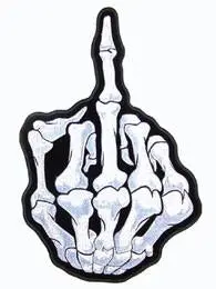 Middle Finger Jumbo 11 Inch Patch 1
