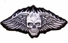 Skull Wings Jumbo Patch 1