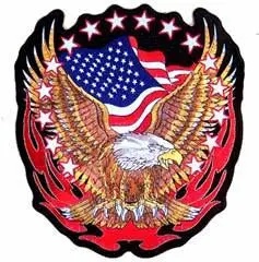 Reflective Eagle Jumbo Patch 1