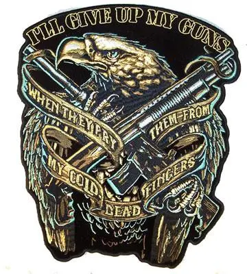 Jumbo Eagle Gun Code Patch 5 Inch 1