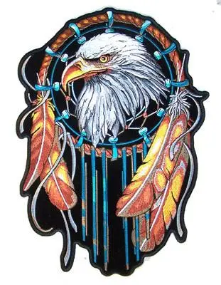 Jumbo Eagle Dreamcatcher Patch 6 Inch 1