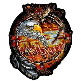 Jumbo Eagles Dreamcatcher  Patch 6 Inch 1