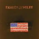 American Flag Jewel Pin 1
