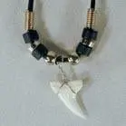 Real Shark Tooth Rope Necklaces 1