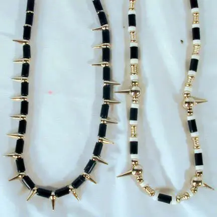 Spiked Metal 18 Inch Necklaces 1