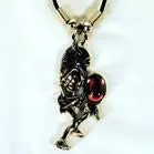 Dancing Warrior With Crystal Rope Necklace 1