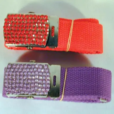 Plain Jewel Buckles With Belt 1