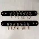 Leather Bracelets With Dangle Bullets 1