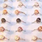 Real Pearl Rings With Silver Band 1
