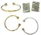 Magnetic Gold Or Silver Bangle Bracelets 1