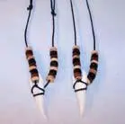 Large Bone Shark Tooth Necklaces 1