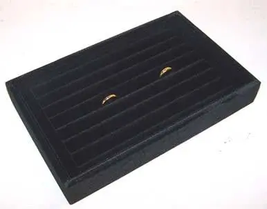 Black Small Ring Display Tray 1