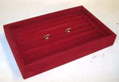 Red Small Ring Display Tray 1