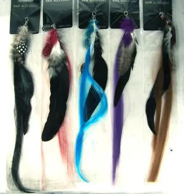 Feather Hair Extenstions Style A 1
